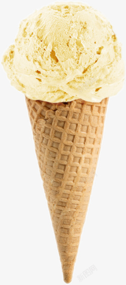 奶油冰淇淋冰淇淋蛋卷甜筒高清图片