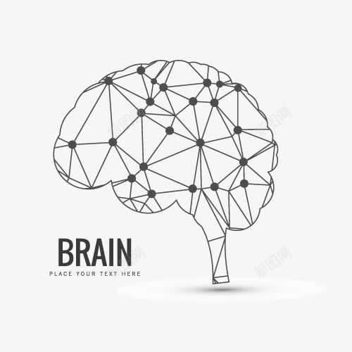 大脑png免抠素材_88icon https://88icon.com 人脑图 节点 轮廓 高清