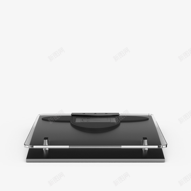 黑色透明玻璃式体脂称png免抠素材_88icon https://88icon.com 体脂称 体重称 家用 玻璃 透明电子称 黑色透明玻璃式体脂称