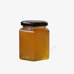 蜂蜜黄色果酱包装素材