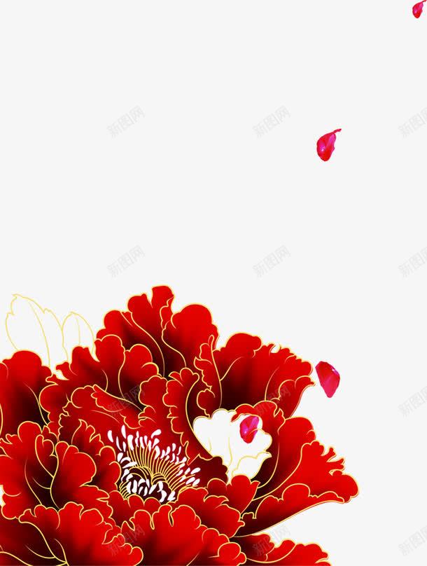 红色创意海棠花花瓣合成png免抠素材_88icon https://88icon.com 创意 合成 海棠花 红色 花瓣