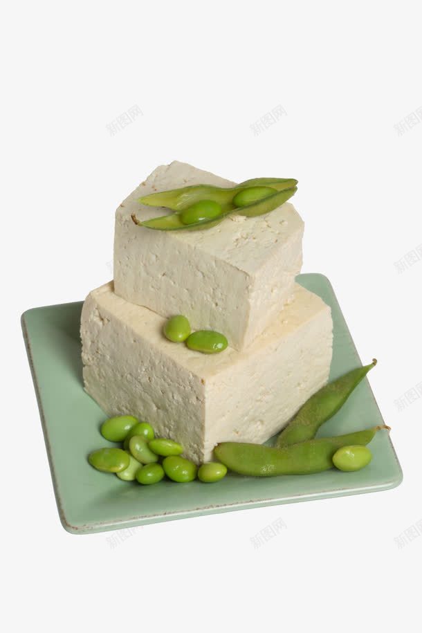 白色豆角方块豆腐png免抠素材_88icon https://88icon.com 北豆腐 嫩豆腐 方块豆腐 方碟子 素食 豆制品 豆腐 豆角 食材 食物