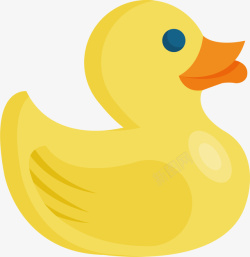 扁嘴黄色的小鸭子高清图片