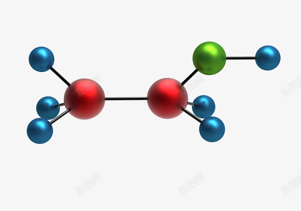 碳分子结构立体插画png免抠素材_88icon https://88icon.com 化学 原子 汽油 燃料 生物学 碳分子结构立体插画 科学研究 能源 能量 酒