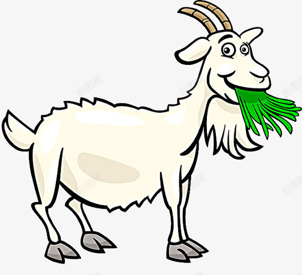吃着草的可爱山羊角png免抠素材_88icon https://88icon.com 免抠 卡通 吃素 吃草 唯美山羊 山羊 山羊角 手绘 简笔画