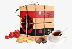 超值4盒装红糖红枣姜茶组合高清图片