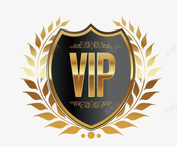 质感VIP徽章png免抠素材_88icon https://88icon.com VIP VIP徽章素材 徽章 盾形徽章 矢量VIP徽章 质感VIP徽章