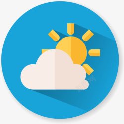 彩色UI天气iconnice标图标高清图片