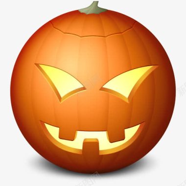 熟南瓜南瓜情感Halloweenicons图标图标