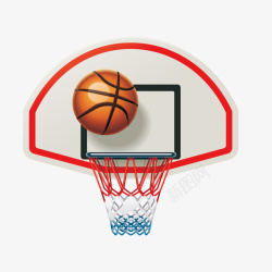 篮球投篮球篮球投篮卡通简图高清图片