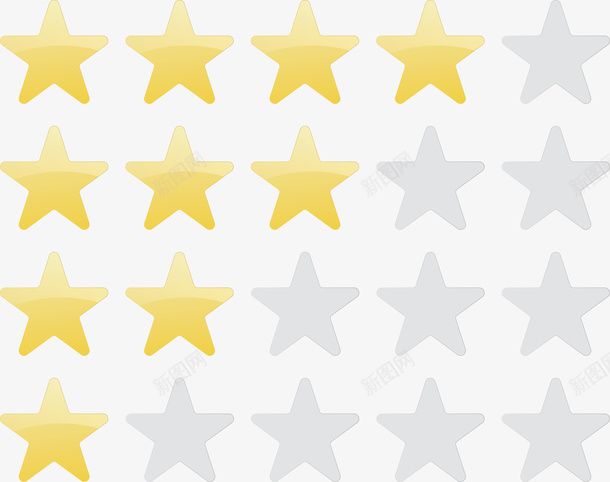 黄色星星考核评分矢量图ai免抠素材_88icon https://88icon.com 5星评分 星级评分 矢量png 矢量图 考核 考核评分 评分 评分系统