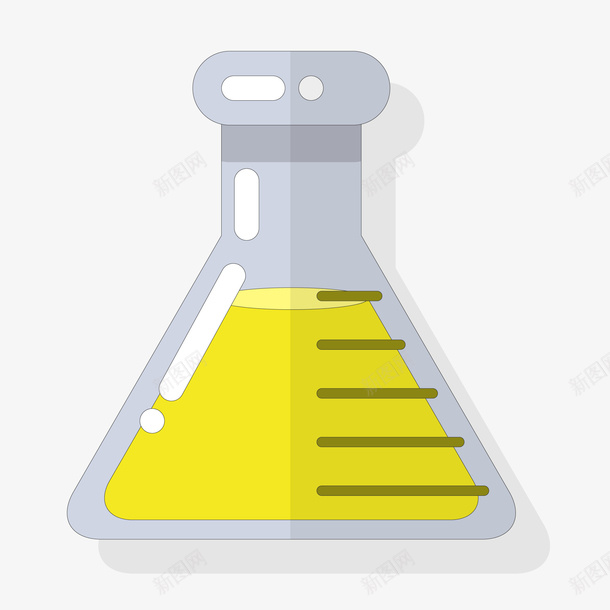 创意化学研究所矢量图ai免抠素材_88icon https://88icon.com 化学试剂 卡通 实验杯 手绘 量杯 黄色 矢量图