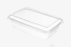 方形器皿透明的一次性饭盒塑胶制品实物高清图片