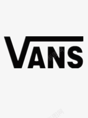 矢量运动t恤VANS品牌标志图标图标