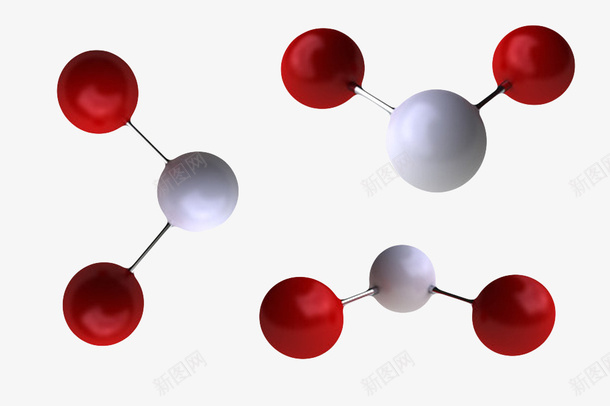 红色水分子分子形状png免抠素材_88icon https://88icon.com 分子形状 分子立体结构 原子 圆球 最小单元 物理化学术 相连 空间 阿伏伽德罗 骨架