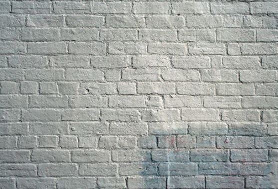 白色复古砖墙背景背景