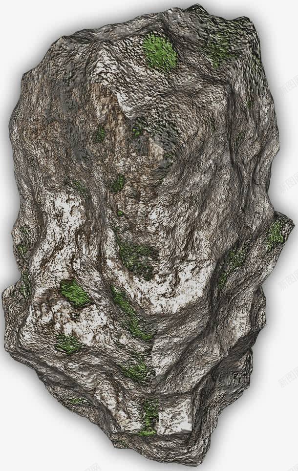青苔石头png免抠素材_88icon https://88icon.com 一块 卡通 手绘 石头 简图 绿植 绿色 青苔 黑色