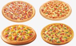 四款披萨素材