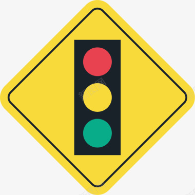 设计红绿灯指示标图标图标
