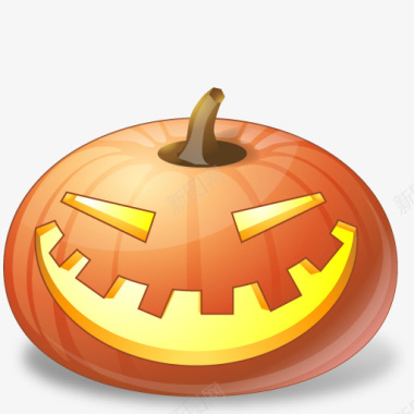 咧嘴笑笑南瓜vistahalloweenicons图标图标