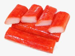 寿司肉酥红色蟹柳棒高清图片