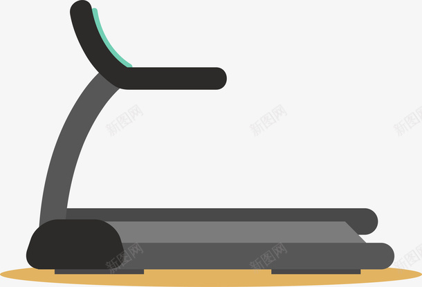 体育器材跑步机器矢量图ai免抠素材_88icon https://88icon.com 体育用品 健身器材 卡通 机器 生活百科 设计 跑步机 运动 矢量图