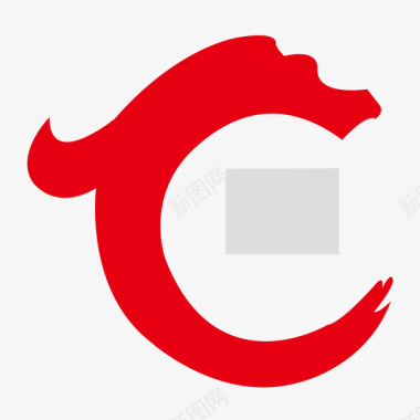 笔触红色华夏银行logo矢量图图标图标