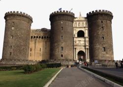 世界古迹的那不勒斯古城堡高清图片