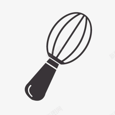 餐具便携小巧手动打蛋器图标图标