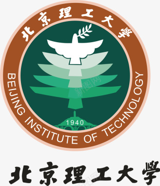 学校北京理工大学logo矢量图图标图标