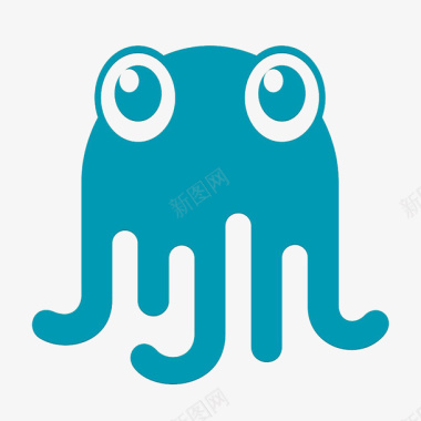 矢量章鱼章鱼输入法应用图标logo图标