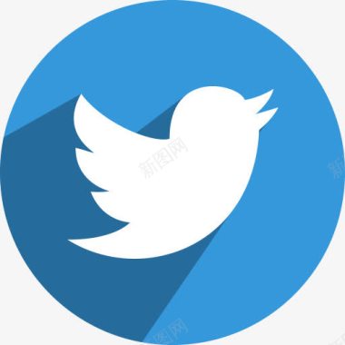自由媒体网络社会推特社交媒体网图标图标