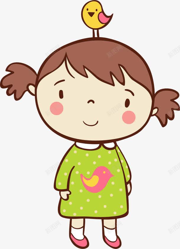 卡通小女孩装饰图案png免抠素材_88icon https://88icon.com 卡通 可爱 大笑的女孩子 女孩 女孩子 小朋友 幼儿园小孩