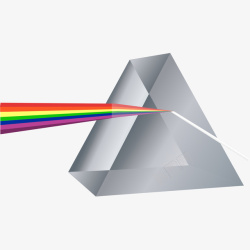 彩虹折射实验素材