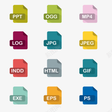 文件格式类型文件图标图标