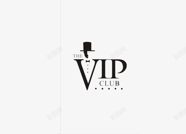 礼帽VIPpng免抠素材_88icon https://88icon.com 会员艺术字 礼帽 贵宾 领结 黑色