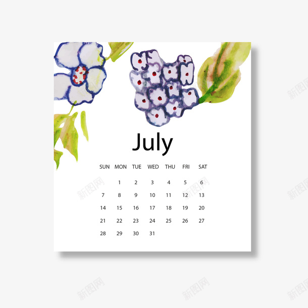 紫绿白色2019年7月日历矢量图ai免抠素材_88icon https://88icon.com 2019年 7月 7月日历 白色 紫色 绿色 黑色 矢量图