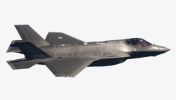 实物灰色隐身战斗飞机素材
