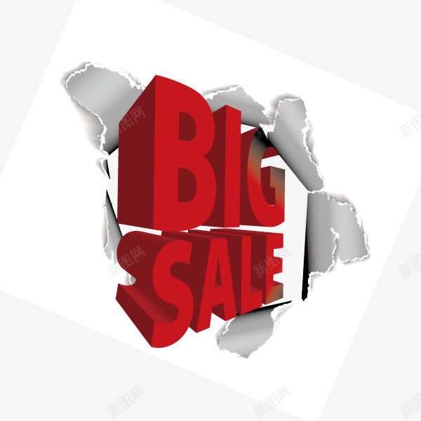 bigsale立体字投影红色撕裂png免抠素材_88icon https://88icon.com big sale 投影 撕裂 立体字 红色