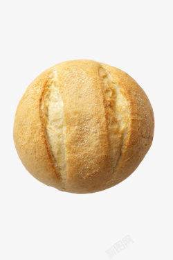 大麦圆形蓬松的面包实物高清图片