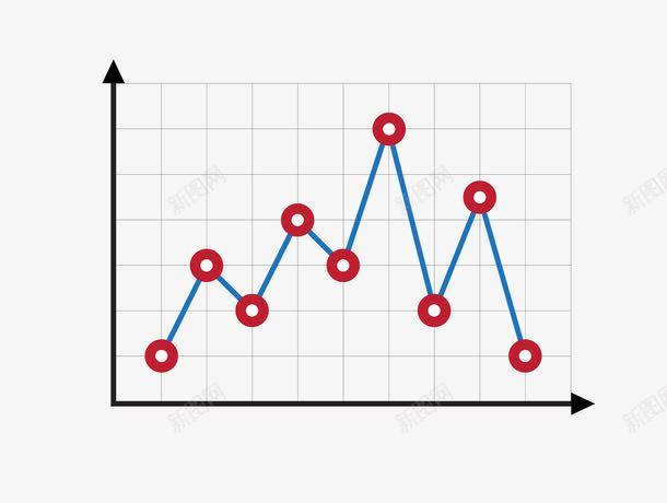 折线统计图png免抠素材_88icon https://88icon.com ppt素材 大数据 数据分析 数据表 统计图