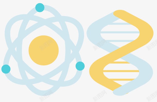 原子结构png免抠素材_88icon https://88icon.com DNA 化学式 原子结构 矢量素材