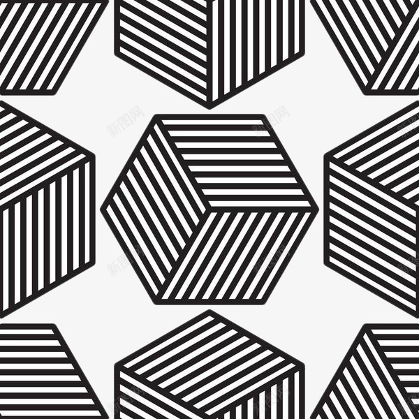黑色几何线条png免抠素材_88icon https://88icon.com 交错线条 几何 几何线条 正方体 正方体线条 正方形 线条 黑色