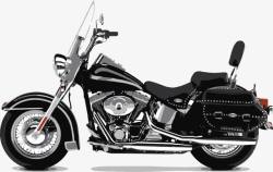 哈雷两轮摩托车黑色重金属哈雷机车高清图片