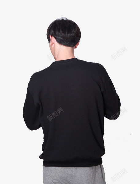 穿黑色衬衫的男子背影png免抠素材_88icon https://88icon.com T恤 t恤 体恤 夏季服装 服装 纯色t恤 衣服 衬衫 长袖 长袖体恤 黑色