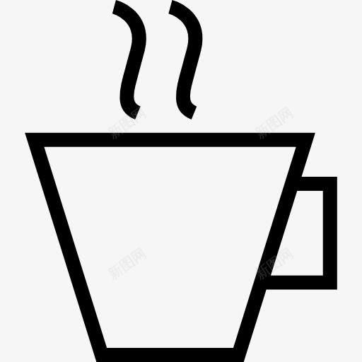 热杯轮廓图标png_88icon https://88icon.com 厨房 杯 杯子 热水 瓶子 罐子 食品 饮料