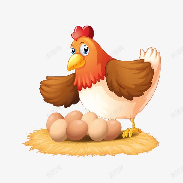 母鸡保护鸡蛋插画png免抠素材_88icon https://88icon.com 保护 养殖场 农场 可爱 家畜 家禽 母鸡 鸡窝 鸡简笔 鸡蛋