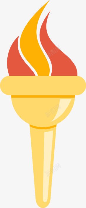颁奖火炬png免抠素材_88icon https://88icon.com 火炬 颁奖