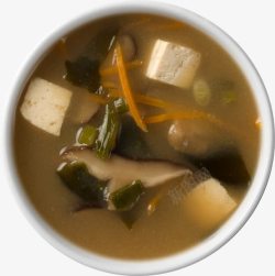 美味豆腐汤美味海带香菇豆腐汤高清图片