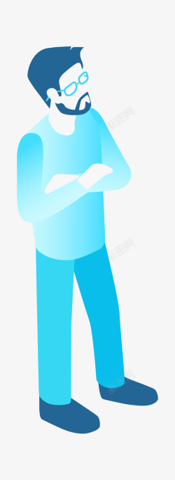 25D办公人物人物插画素材